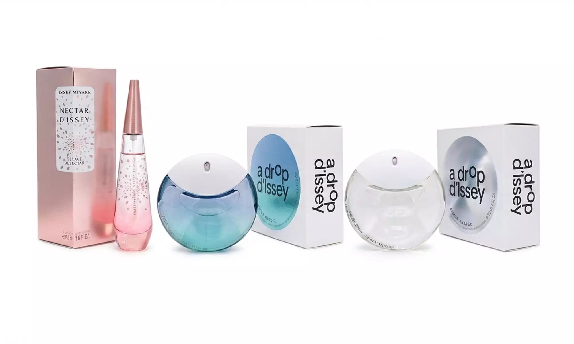 Issey Miyake Designer Fragrances for Women - Choose L'eau D'Issey Pure Petale, A Drop D'Issey, or A Drop D'Issey Fraiche