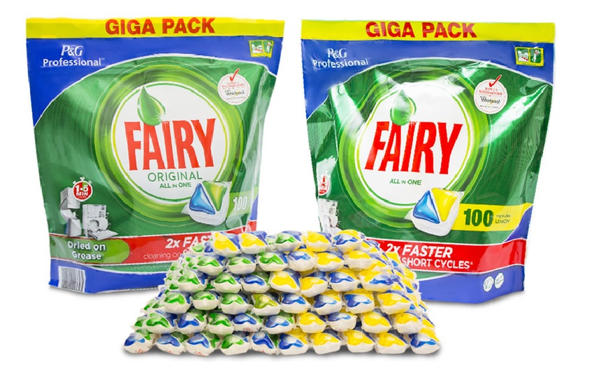 Image 1: Fairy All-in-1 Dishwasher Tablets