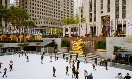60-Minute Ice Skating Session with Ice Skate Rental for 1 Person - Valid January 11 - March 29, 2026 - The Rink At Rockefeller Center - NYC