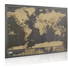 Image 5: Deluxe Travel Edition Scratch Off World Map Poster Personalized Journal Log
