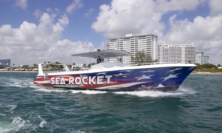 Fort Lauderdale Sightseeing Cruise General Admission Seating  for 1 Person - Sea Rocket Adventures