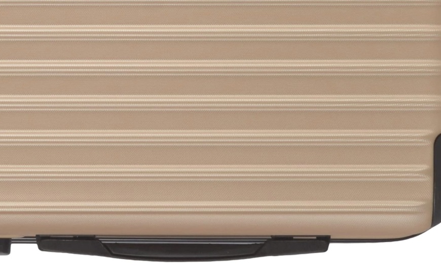 Image 14: Milano Premium 3pc ABS Hardcase luggage Set