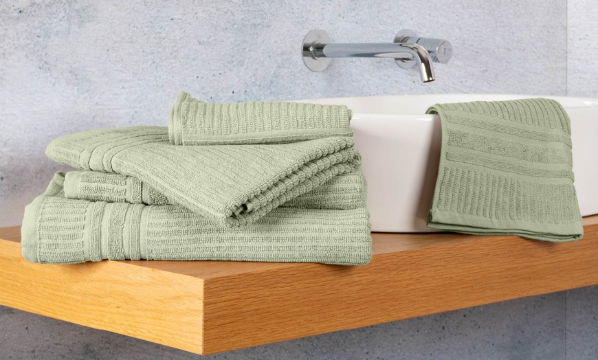 Image 16: Ensemble de 5 serviettes en coton