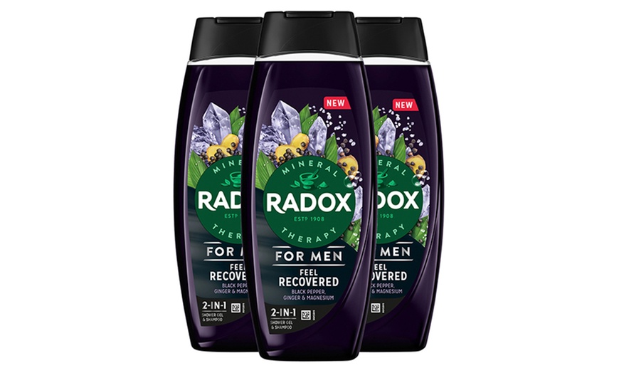 Image 13: Radox Mineral Therapy 2in1 Shower Gel and Shampoo 450ml