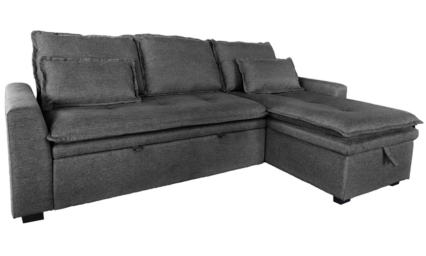 Image 4: Lucca 3 Seater Storage Sofa