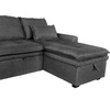 Image 4: Lucca 3 Seater Storage Sofa