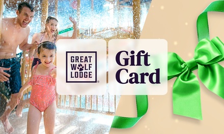 $200 Groupon Gift Card for Great Wolf Lodge Deals - Groupon Inc.