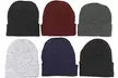 Men's 6-Pack Casual Warm Beanie Hats by ToBeInStyle - Second Medium
