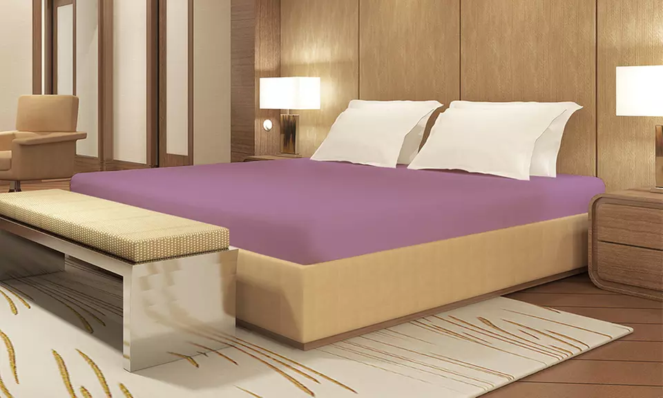 Lenzuolo sotto con angoli in puro cotone alta qualità Made in Italy