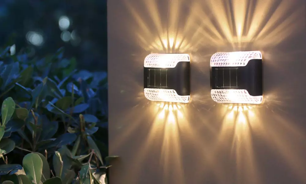 Solar Lights Outdoor Decorative Wall Lights