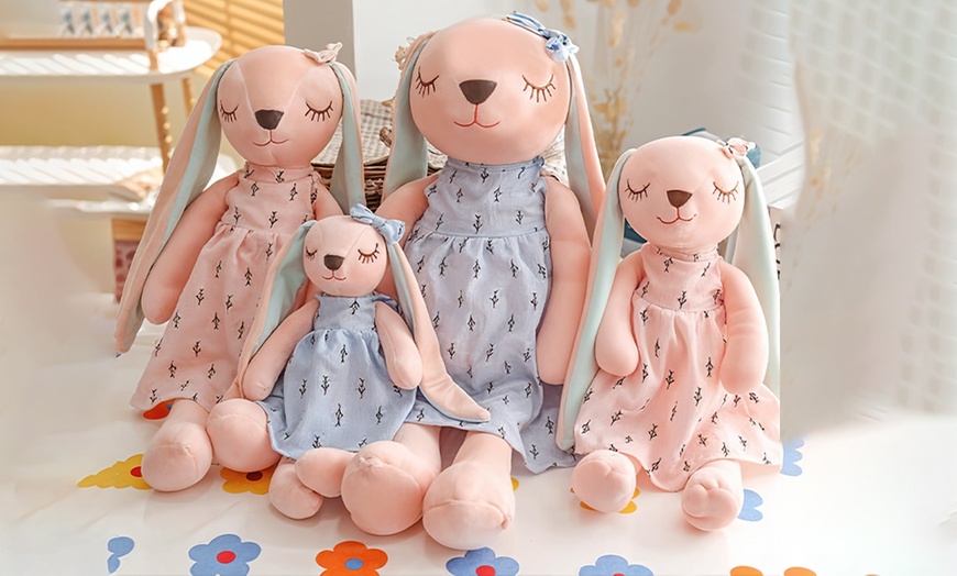 Image 4: 1 ou 2 lapins en peluche bordés de Justyling