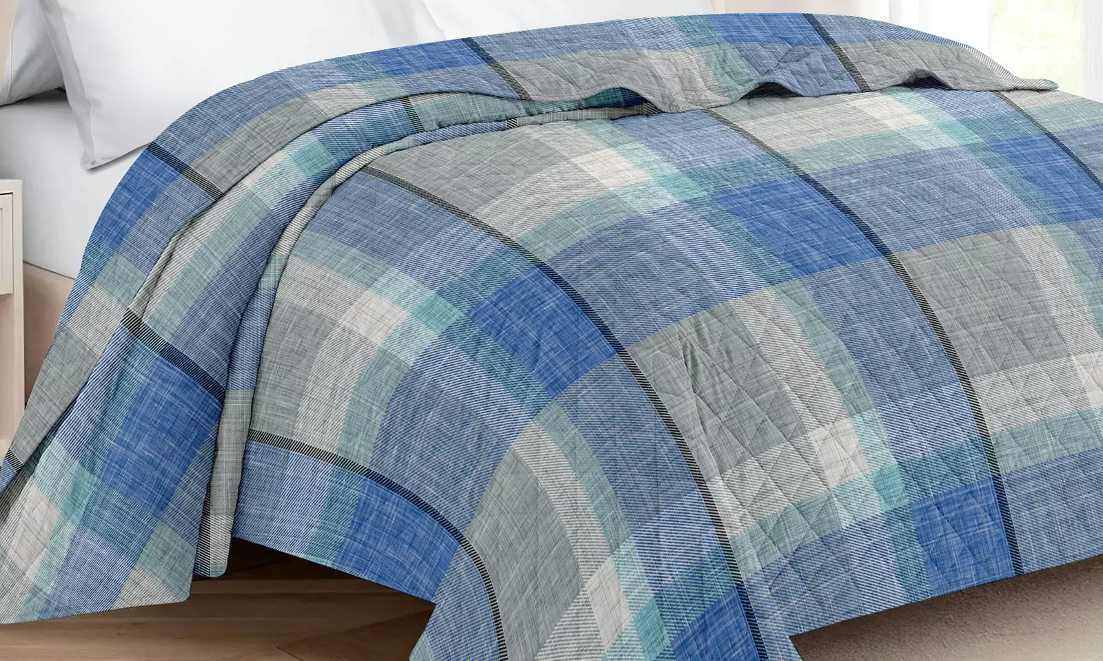 Tweezijdig bedrukte deken