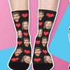 Image 5: Custom Photo Socks from Justyling — Perfect Graduation Gift (Up to 81% Off)