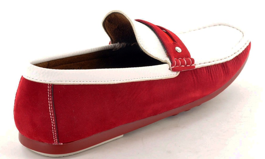 Image 17: Two-Tone Men's Loafers 