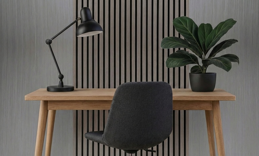 Image 6: Luxury Wood Wall Panels: Transform Your Space in Hours! (20+ Colors)