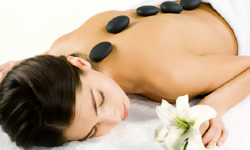 Image 4: Unwind with Hot Stone Massage with Warm Organic Oil