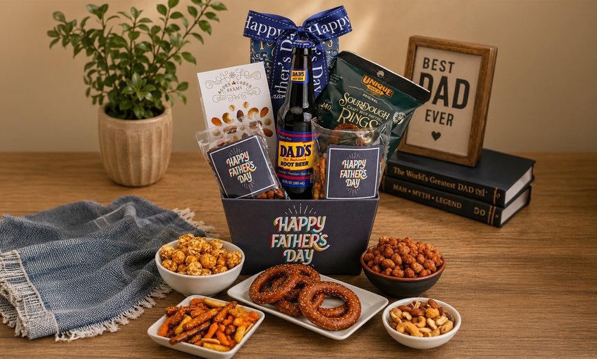 Image 3: Alder Creek Father's Day Gift Baskets — Gourmet Snack Sets and More!