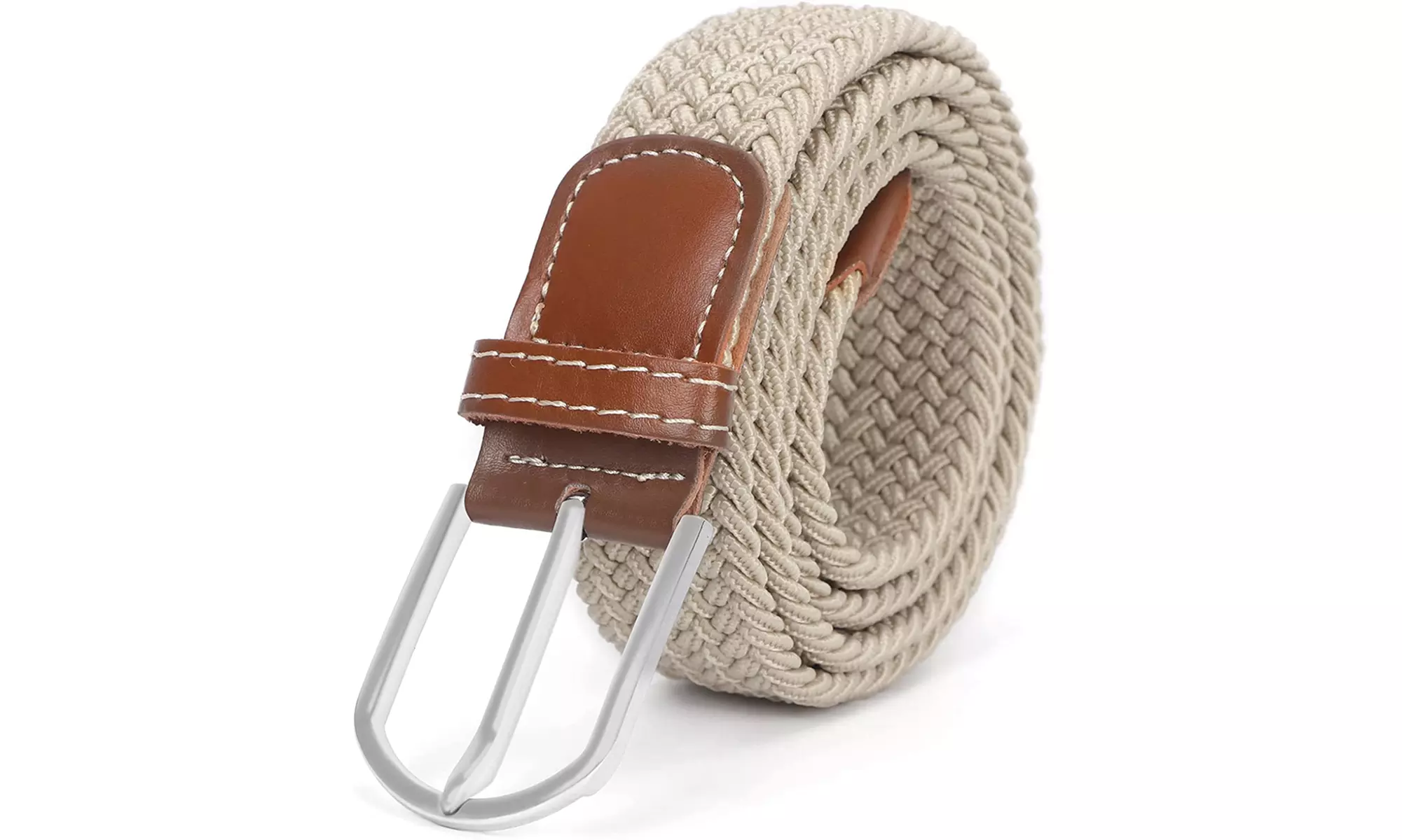 1x oder 2x geflochtener Unisex-Gürtel