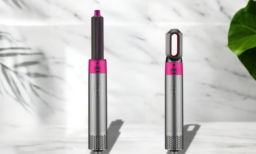 Image 3: Cepillo secador y moldeador del cabello multifunción con 5 apliques