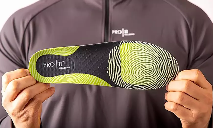 Image 2: 2 Pack Orthotic Memory Foam Insoles with Rigid Base Plantar Fasciitis
