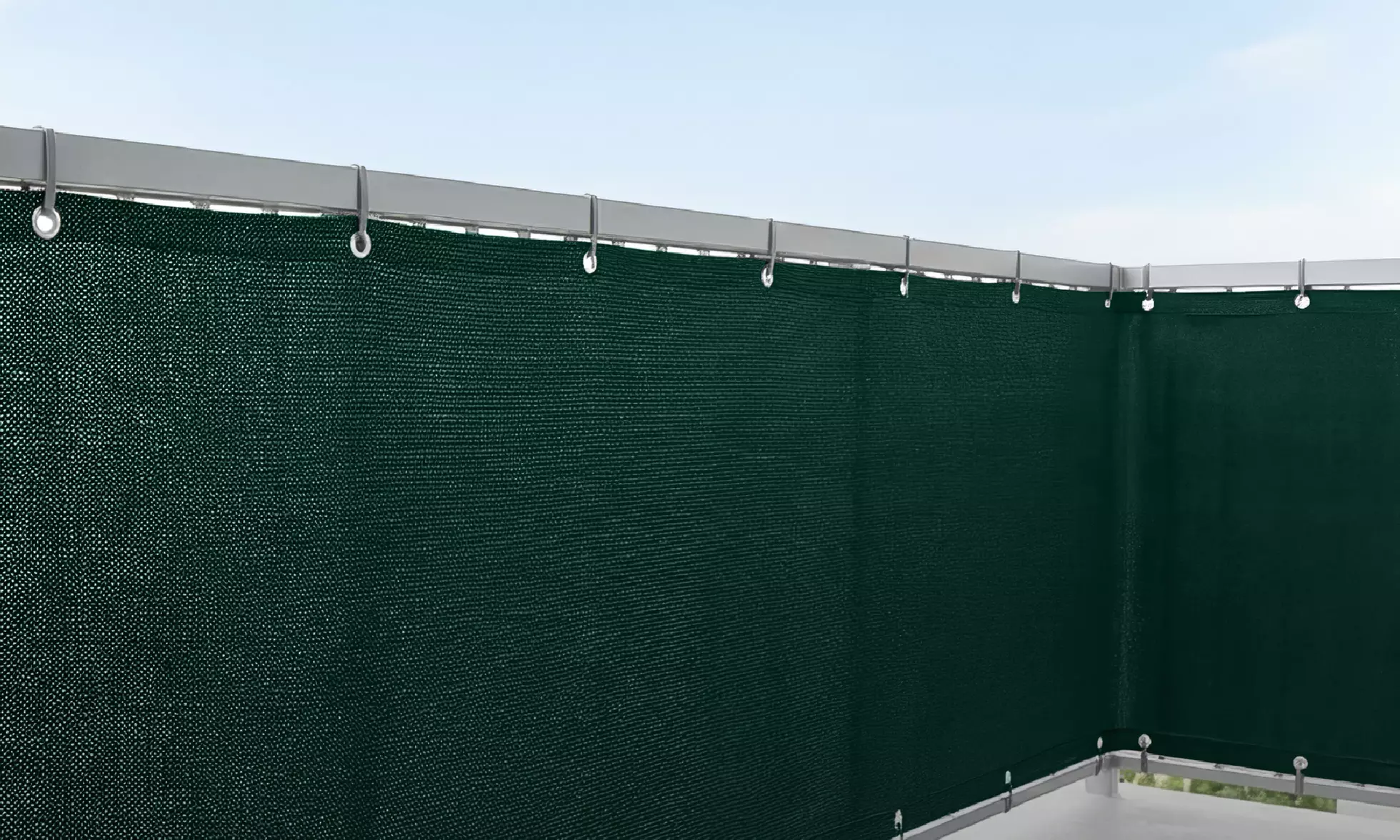 Lona protectora para balcones, terrazas y barandillas