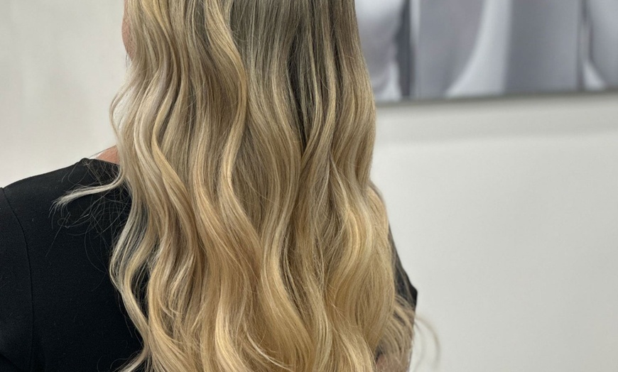 Image 6: Haircut & Style with Conditioning or Half Highlights Options