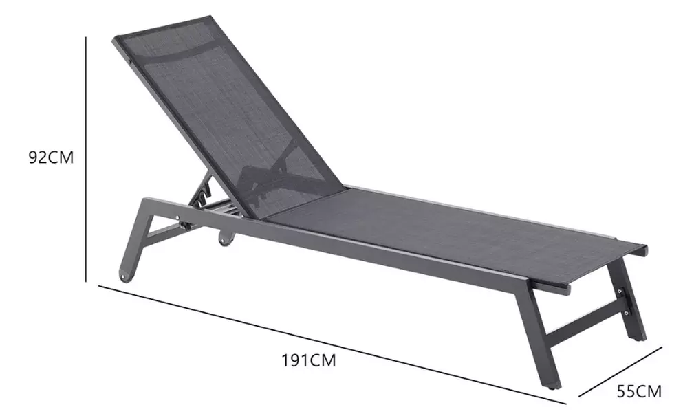 Lot de 2 transats Côté Lounge