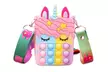 Unicorn Pop-it Purse Mini Bubble Fidget Handbag for Kids - Second Medium