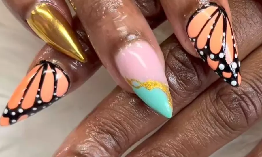 Enhance with Gel X Nails with Gel Polish, or French Combo Set