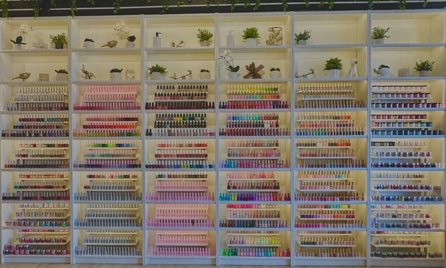 Image 2: Shellac, Gel, or No-Chip Mani-Pedi Options for Lasting Shine