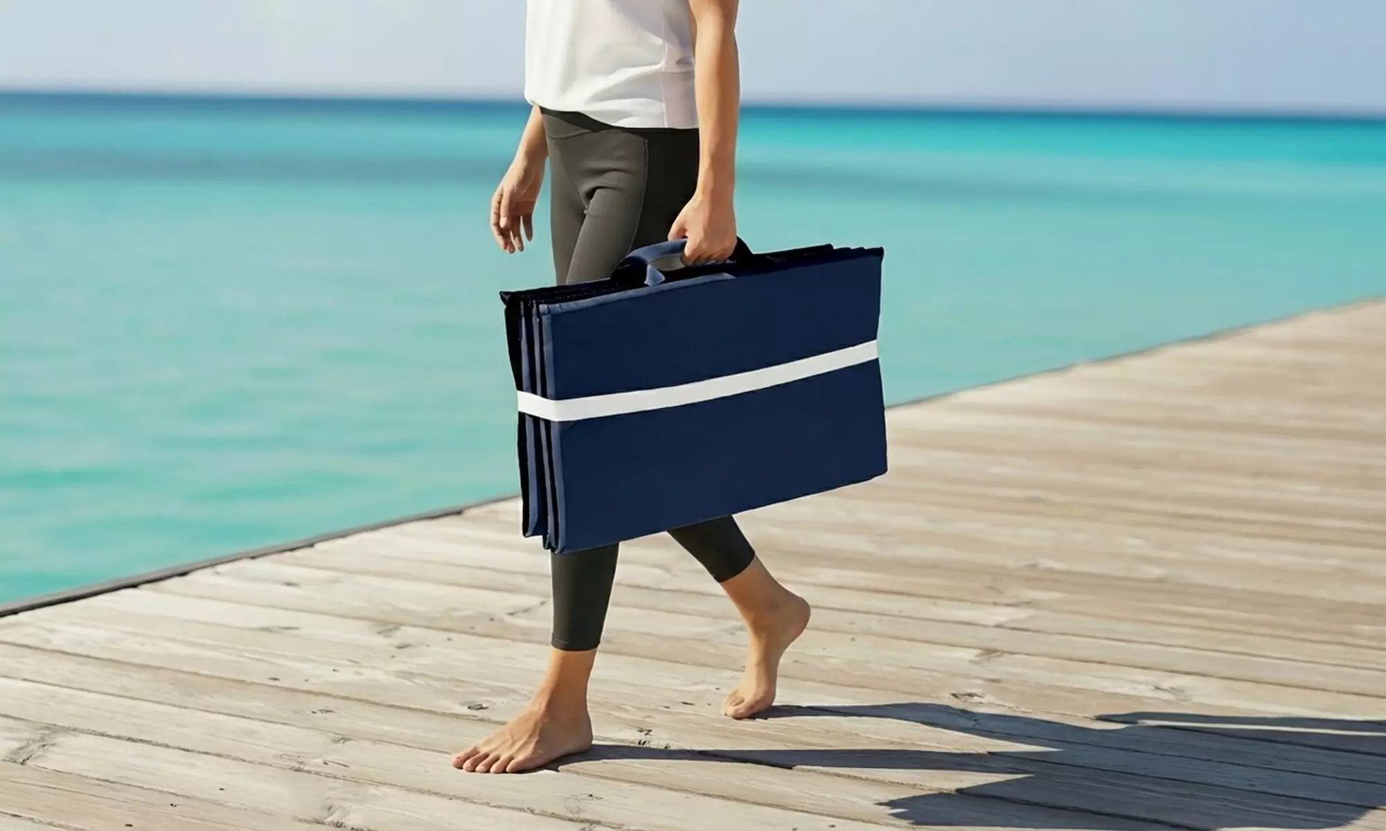 Faltbare Auflage für Sonnenliege