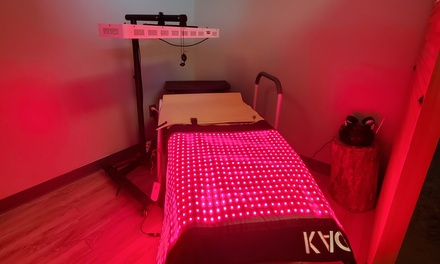 Red Light Therapy (20 min) & Salt Cave Session (45 min) for One Person - Serenity Salt Cave