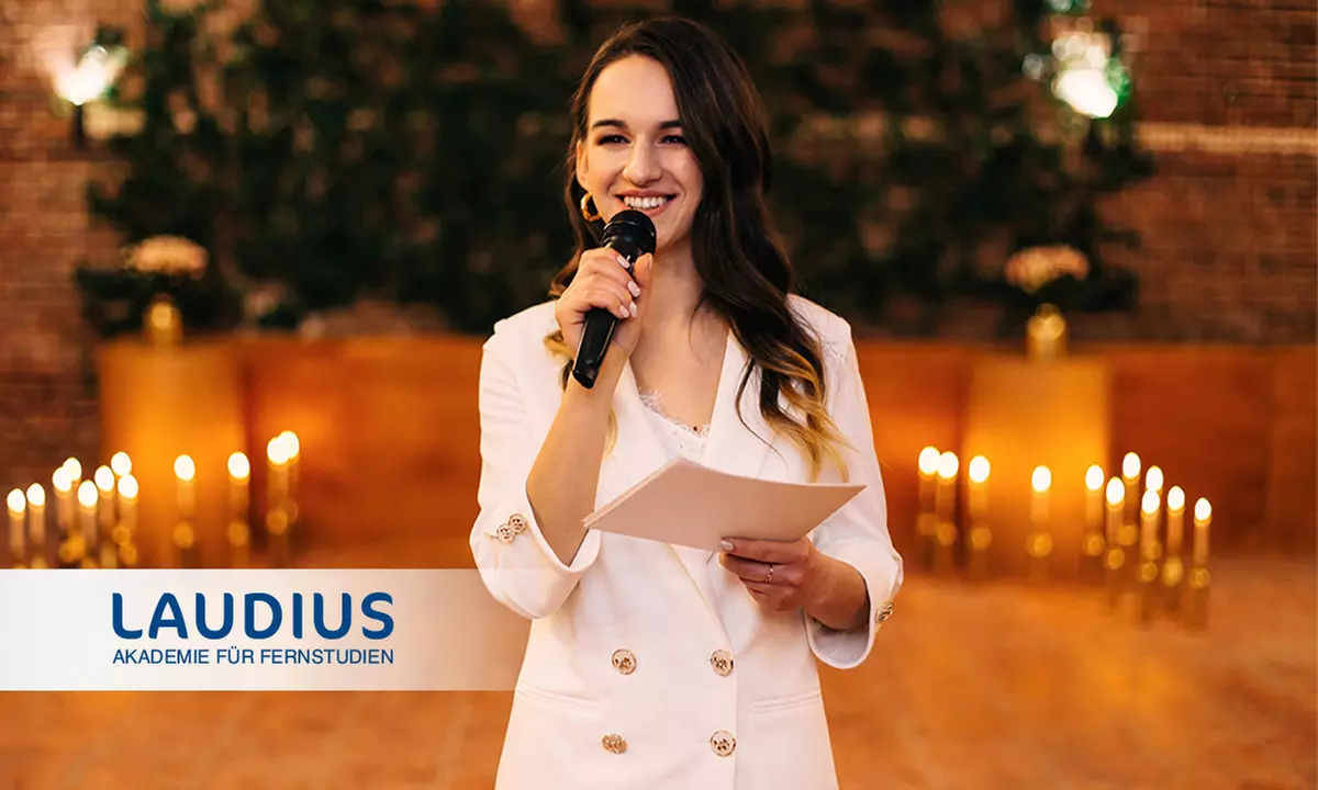 Fernkurs Trauredner:in/Hochzeitsredner:in opt. mit Fernlehrerbetreuung & Zertifikat bei Laudius (bis 83% sparen) - Primary Image