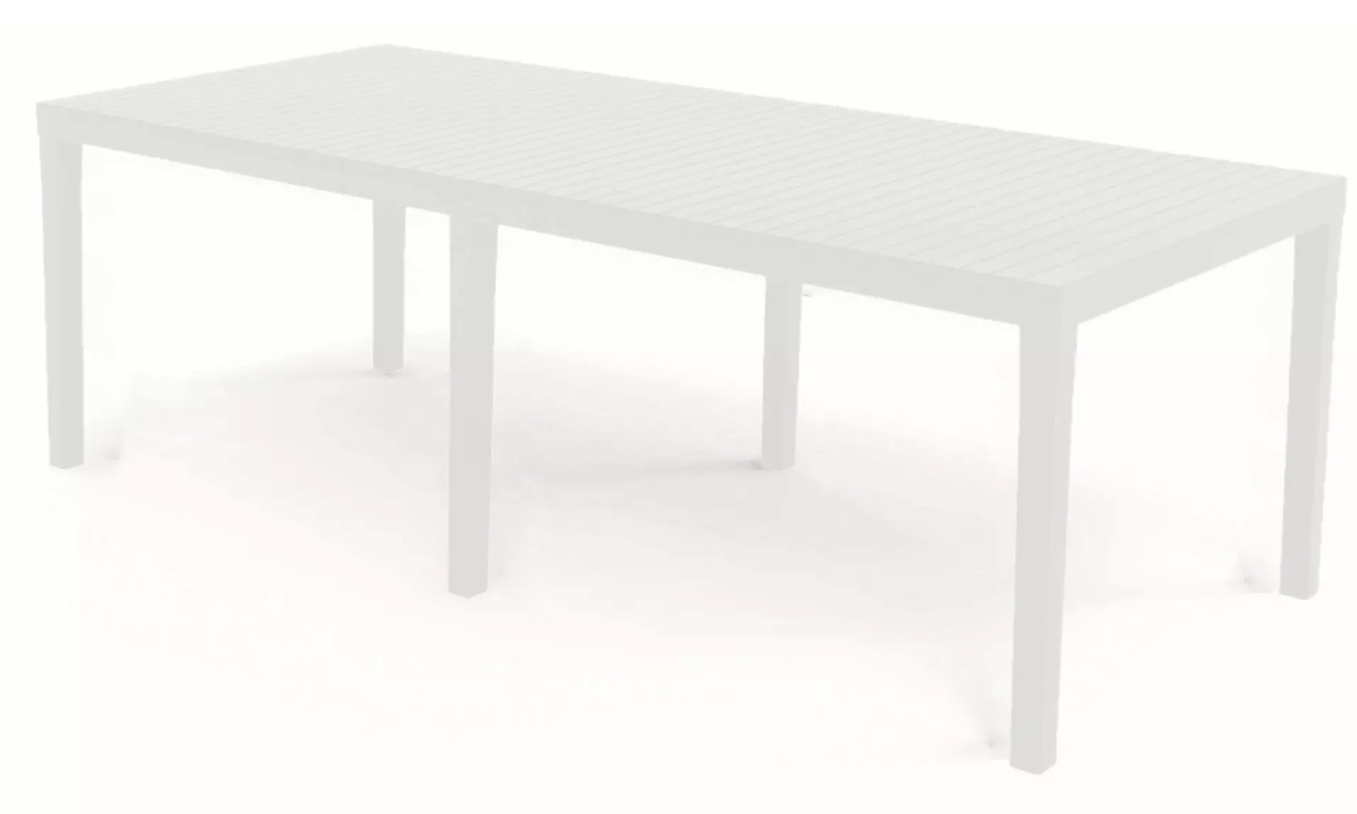 Uitschuifbare eettafel