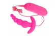 Anal Plug Bead Vibrator G-spot Stimulator Dildo Massager - Second Medium
