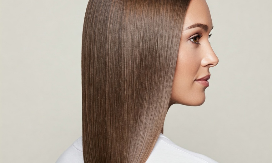 Image 1: Straighten Out the Chaos: Keratin Treatment + Trim