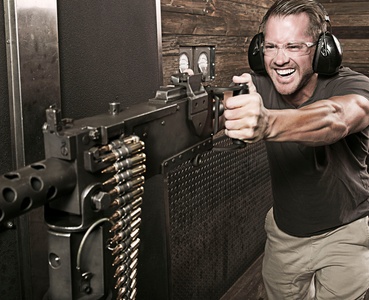 One and Done Shooting Range Package for 1 - Machine Guns Vegas