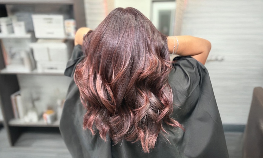 Image 3: Haircut With Deep Conditioning Or Color And Highlights With Blowout