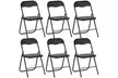 Lot de 6 chaises pliables, coloris au choix, livraison offerte - Second Medium