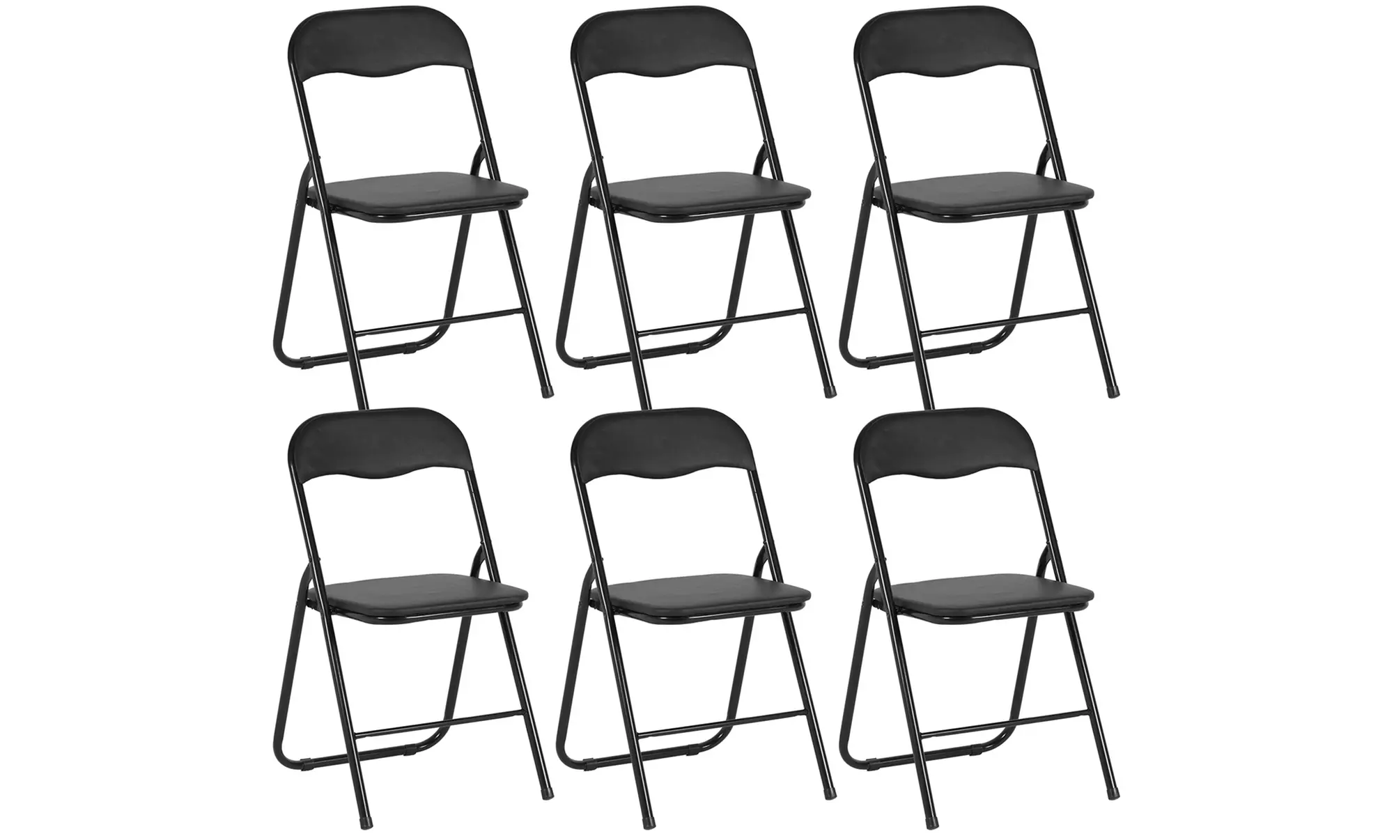 Lot de 6 chaises pliables