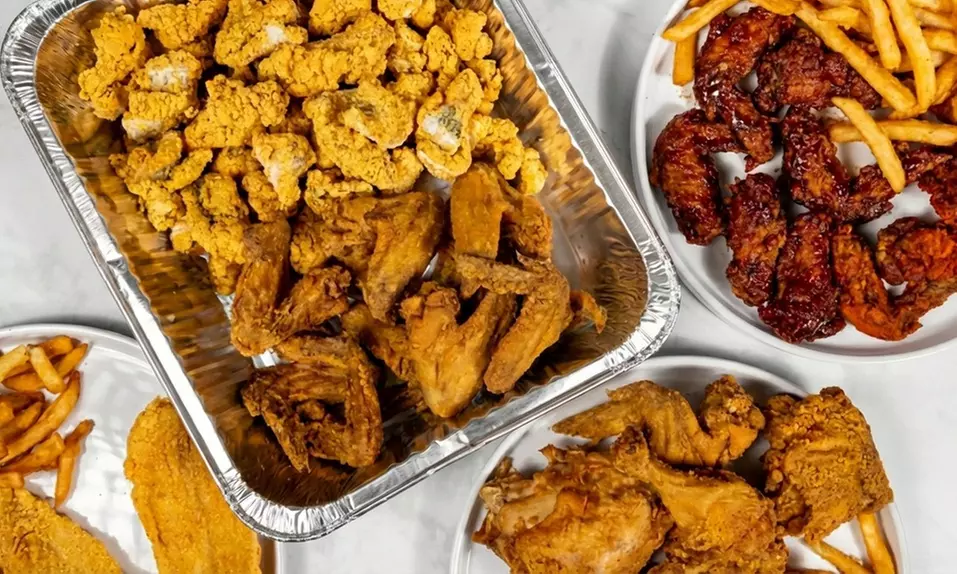 Crispy Fish, Chicken & Wings Combos for 1, 2, 4 or Party Packs