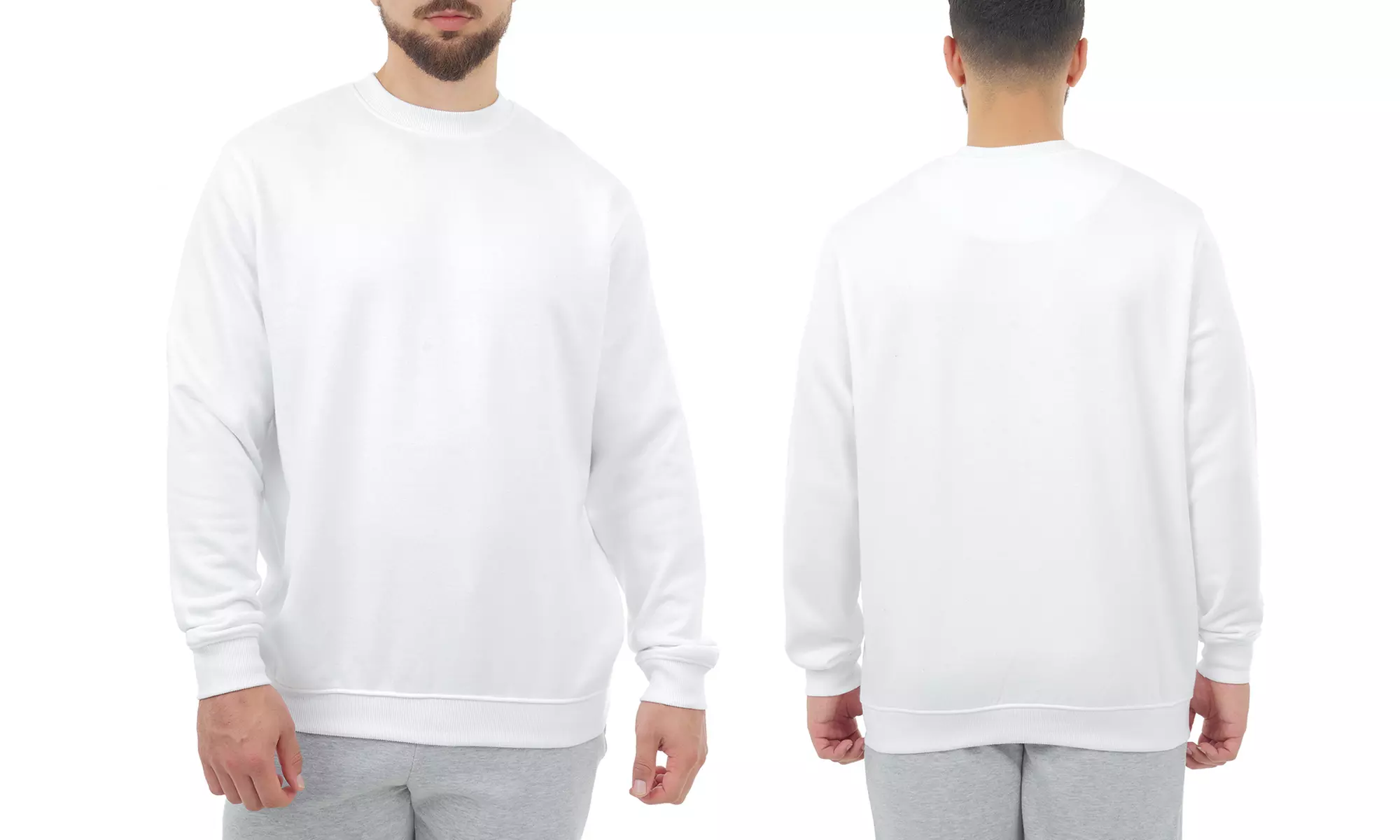 Classic Crew Neck Long Sleeve Pullover Sweatshirt Jumper