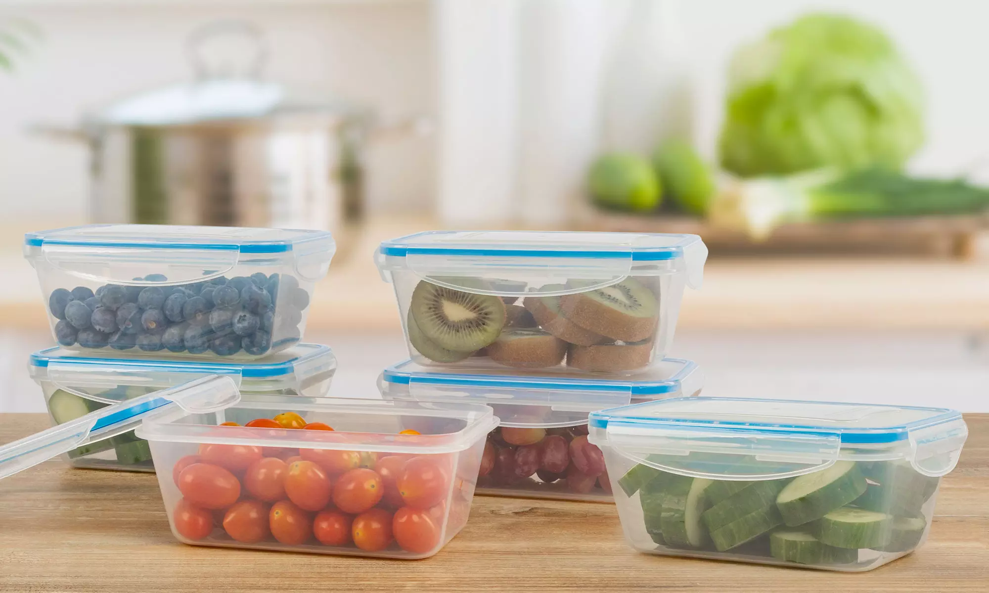 Bis zu 14-teiliges Set Classbach Aufbewahrungsboxen