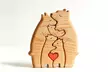 Erweiterbare Bären-Familien als Holz-Puzzle mit oder ohne Namensgravur von Justyling (bis zu 81% sparen) - Second Medium