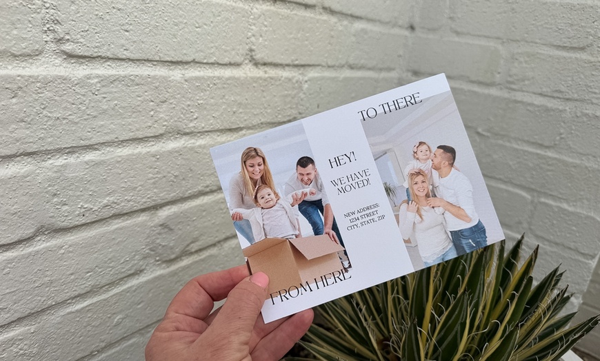 Image 7: Personalized Just Moved Announcement Cards, 24–200