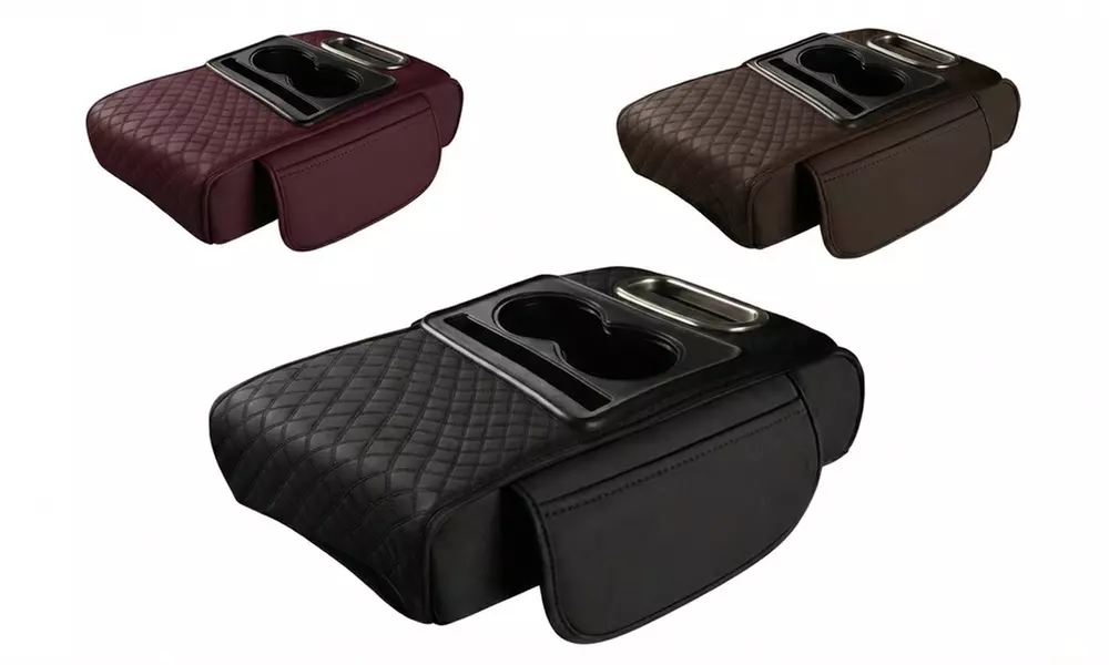 Organizzatore auto con portabicchiere e portaoggetti