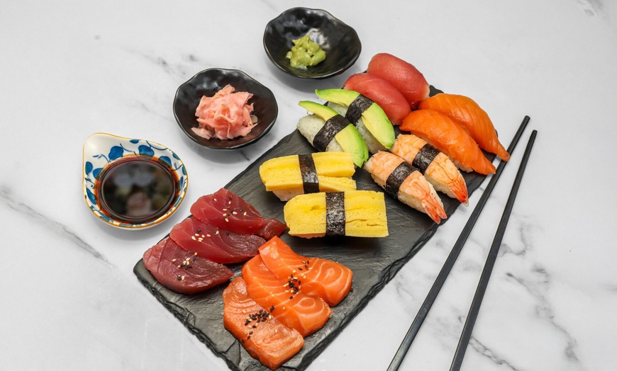 Image 10: Fresh Sushi with traditional Bubble tea Await You at Boba Tigers