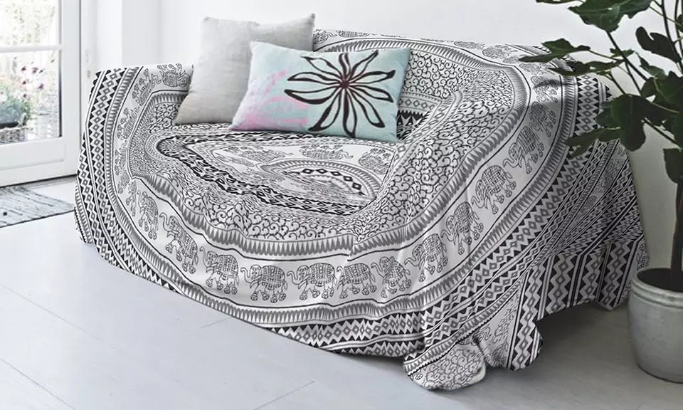 Telo copriletto, copridivano,100% cotone