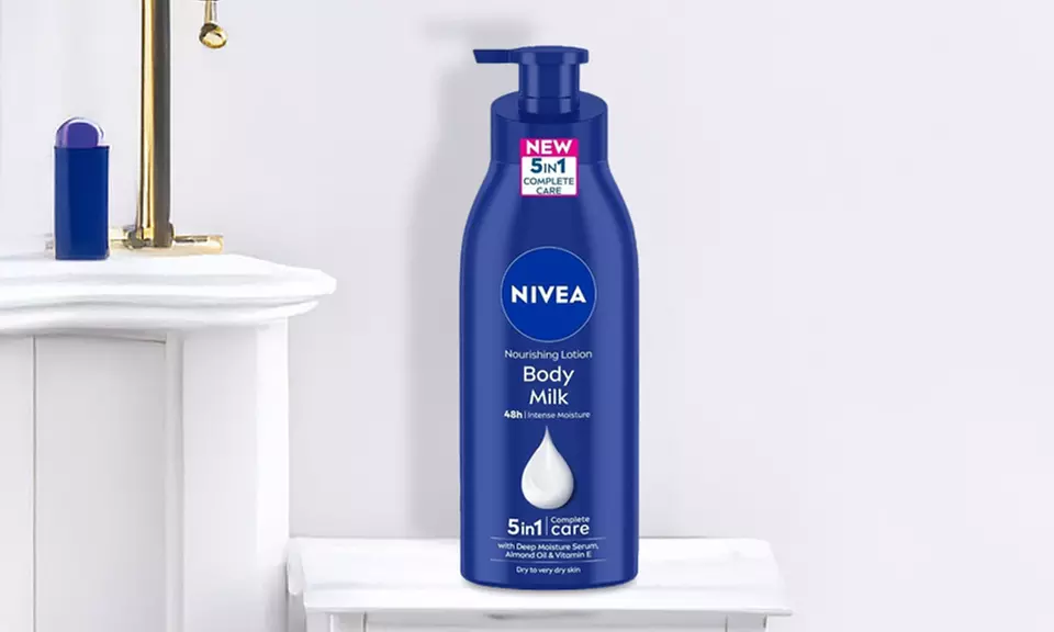 Nivea Nourishing 5 in 1 Body Milk for Very Dry Skin 13.5 Oz. each (3 or 6 pack)