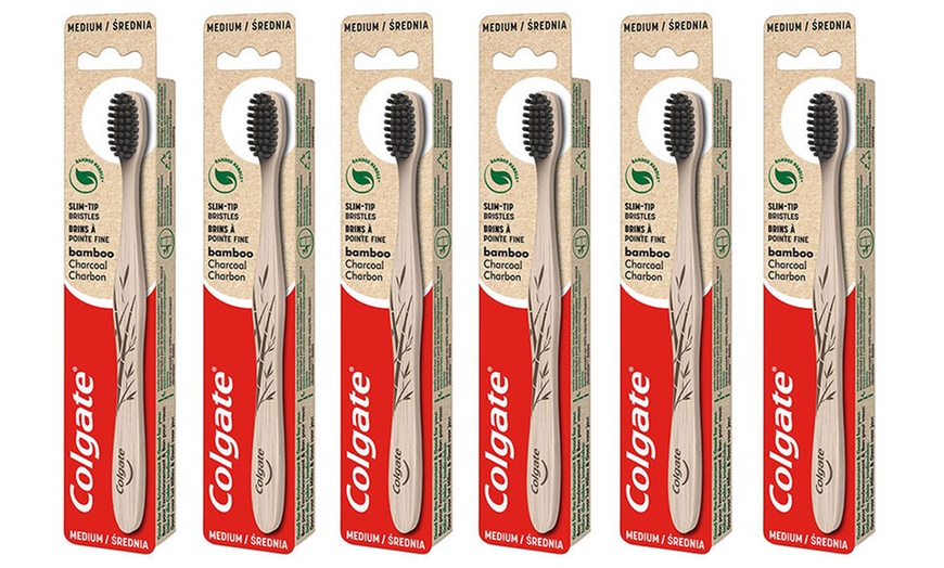 Image 5: Up to Six Colgate Bamboo Medium Toothbrushes